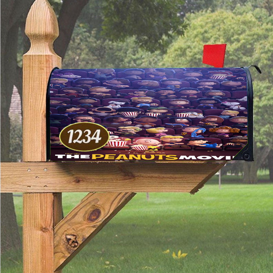 The Peanuts Disney Magnetic Mailbox Cover 18" X 21" Outdoor Decor