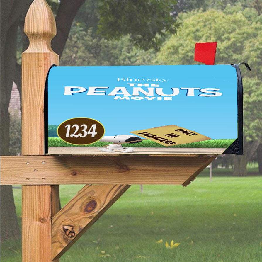 The Peanuts Movie Magnetic Mailbox Cover 18" X 21" Outdoor Decor