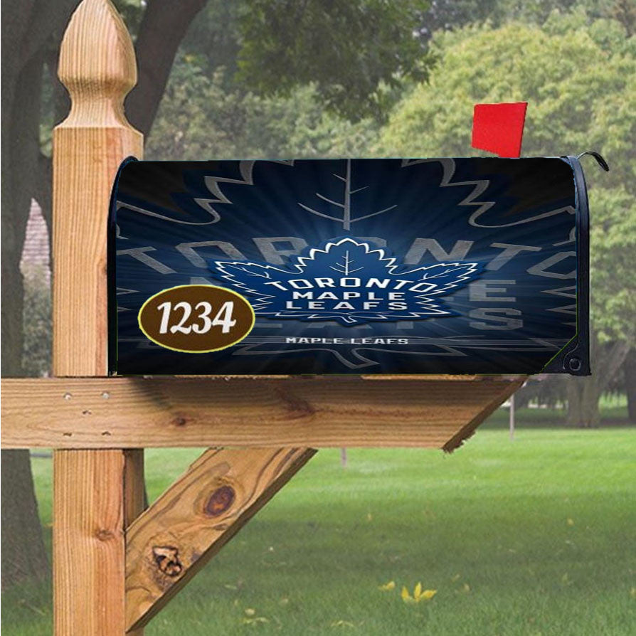 Toronto Maple Leafs 2 Magnetic Mailbox Cover 18" X 21" Outdoor Decor