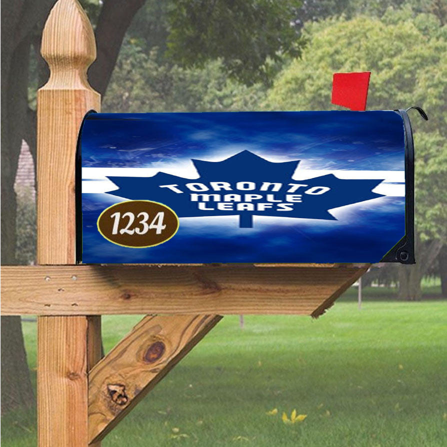 Toronto Maple Leafs Symbol Magnetic Mailbox Cover 18" X 21" Outdoor Decor