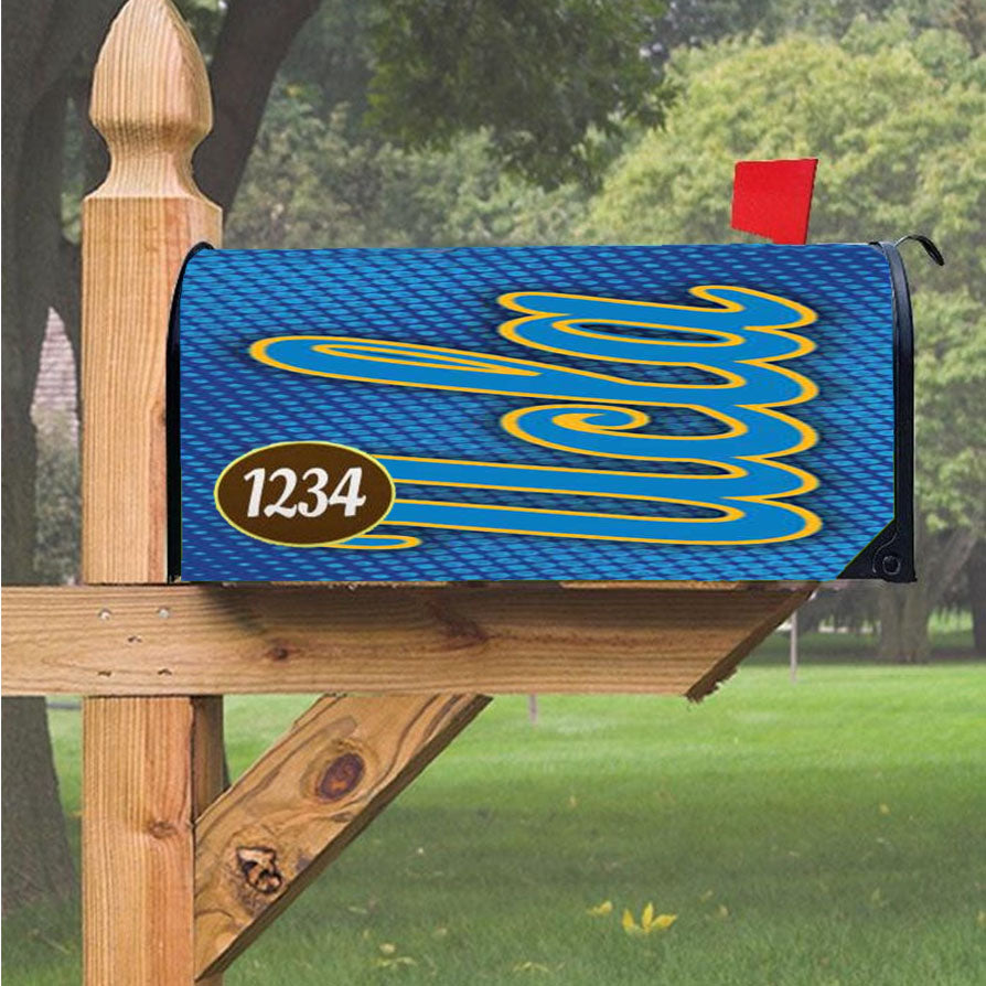 Wonder Woman Gold Logo Magnetic Mailbox Cover 18" x 21" Outdoor Decor