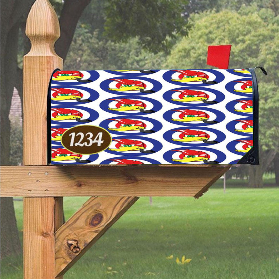 Woody Woodpecker Pattern Magnetic Mailbox Cover 18" X 21" Outdoor Decor