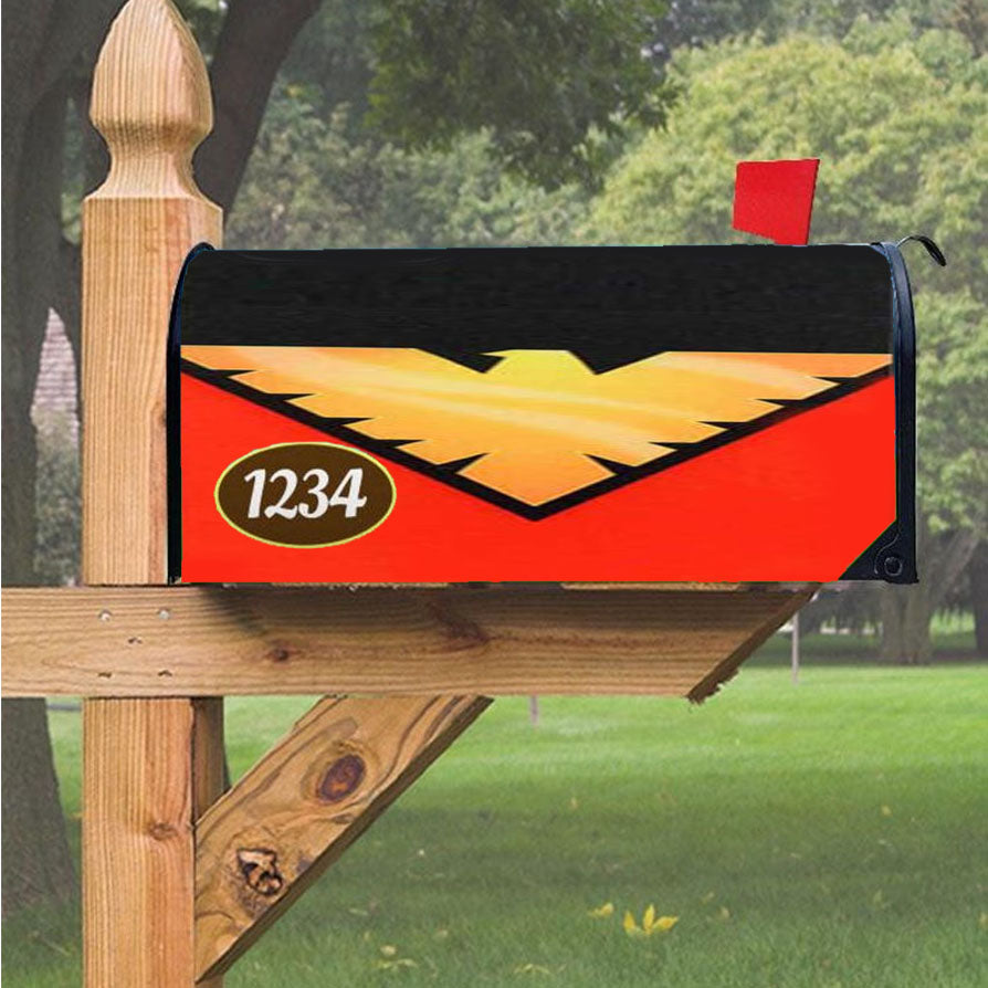 Wonder Woman Gold Logo Magnetic Mailbox Cover 18" x 21" Outdoor Decor