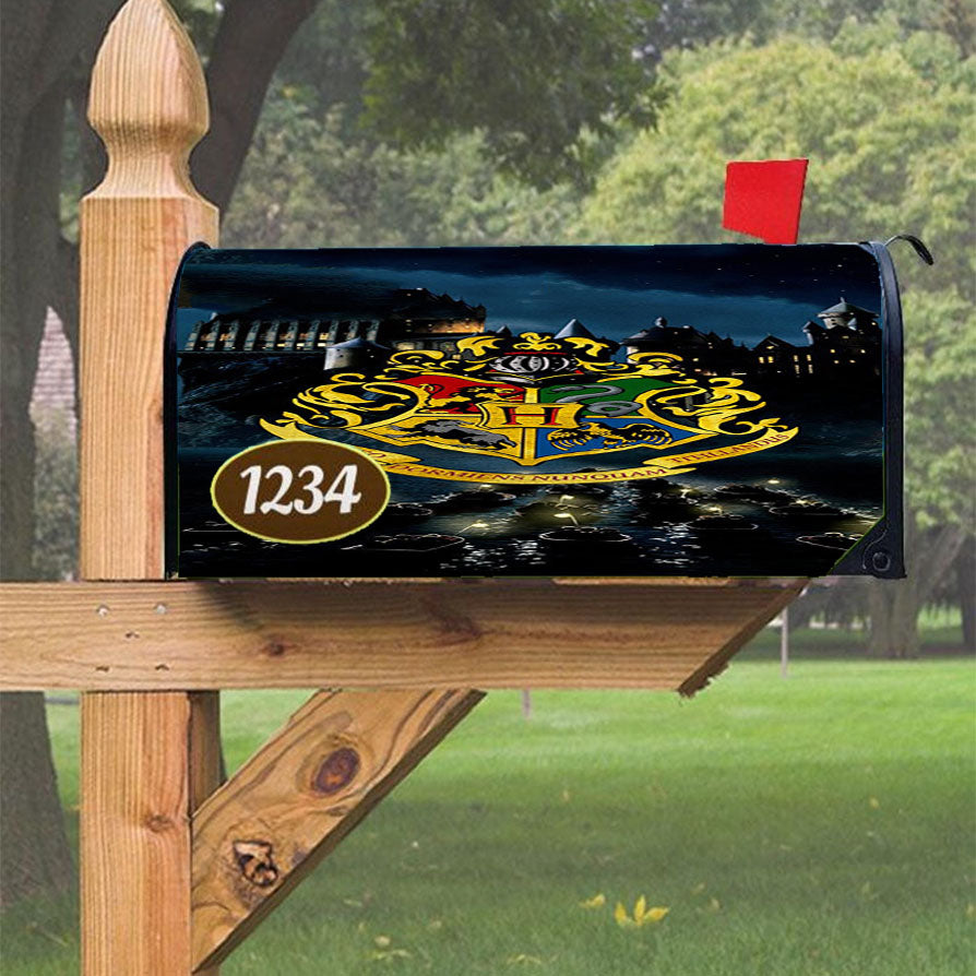 Hogwarts House Harry Potter Magnetic Mailbox Cover 18" x 21" Outdoor Decor