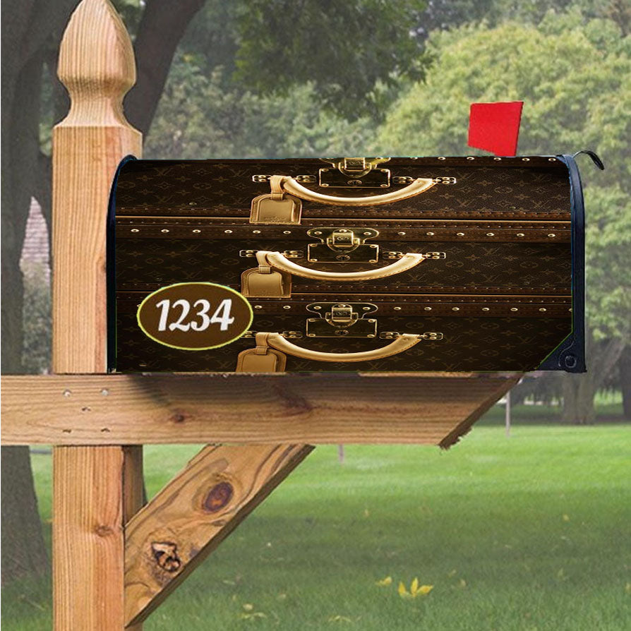 Louis Vuitton Bag Magnetic Mailbox Cover 18" x 21" Outdoor Decor