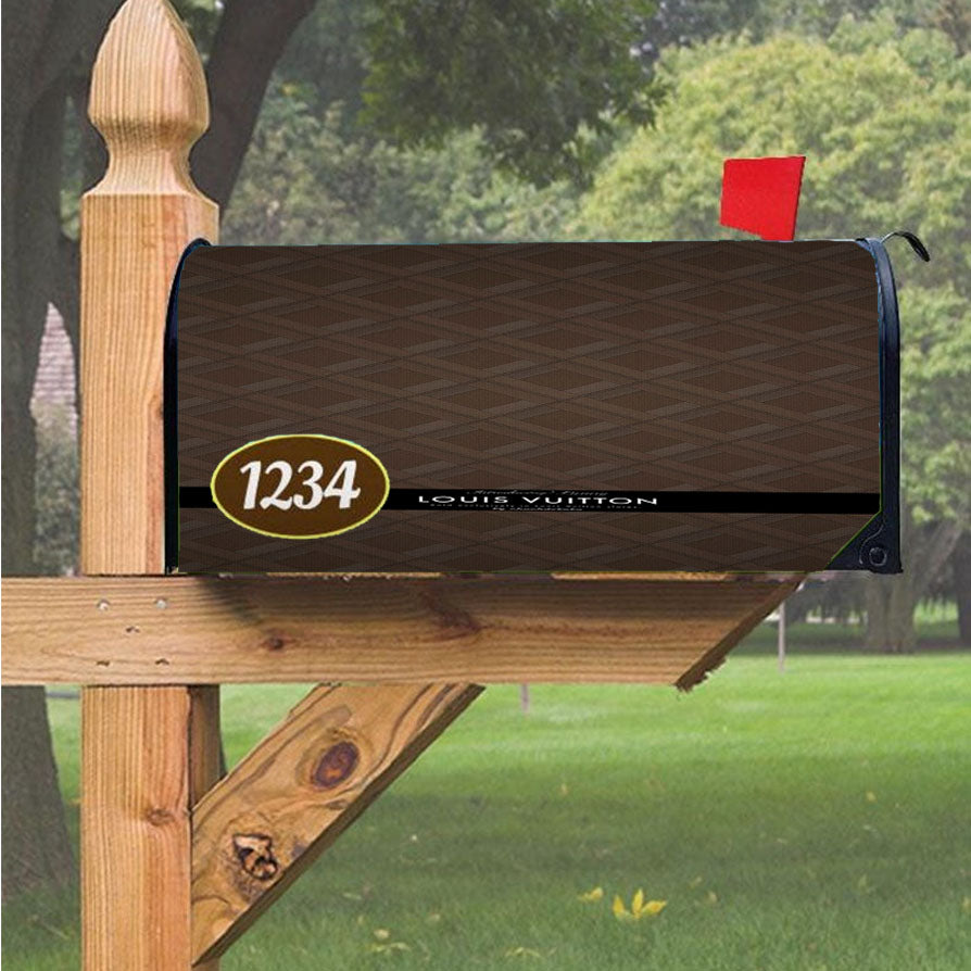 Louis Vuitton Chic Lady Magnetic Mailbox Cover 18" x 21" Outdoor Decor