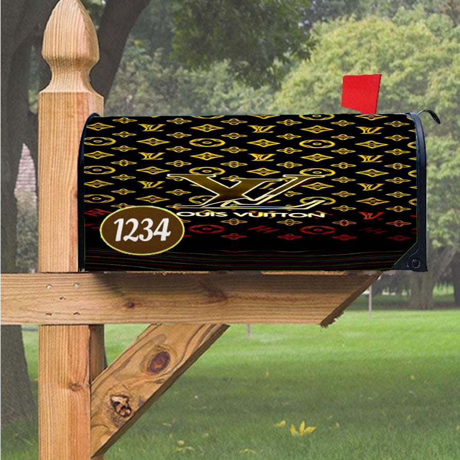 Louis Vuitton Design Magnetic Mailbox Cover 18" x 21" Outdoor Decor