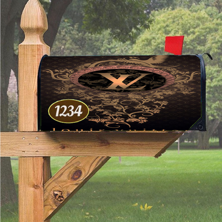 Louis Vuitton Ornament Magnetic Mailbox Cover 18" x 21" Outdoor Decor
