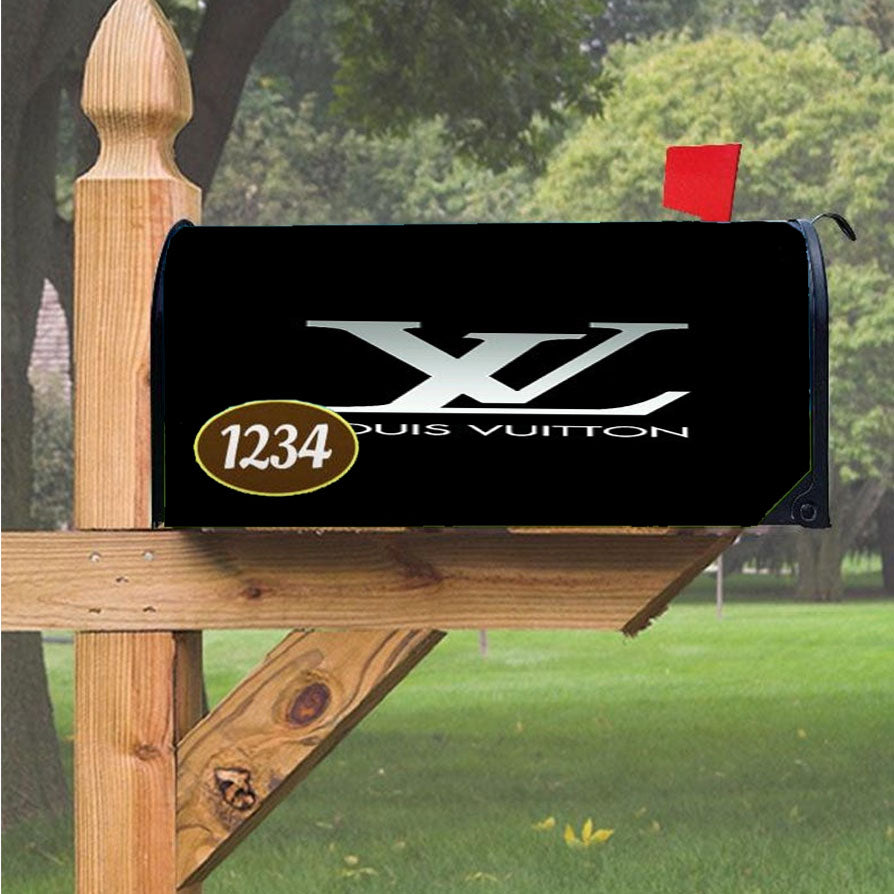 Lv Louis Vuitton Magnetic Mailbox Cover 18" x 21" Outdoor Decor