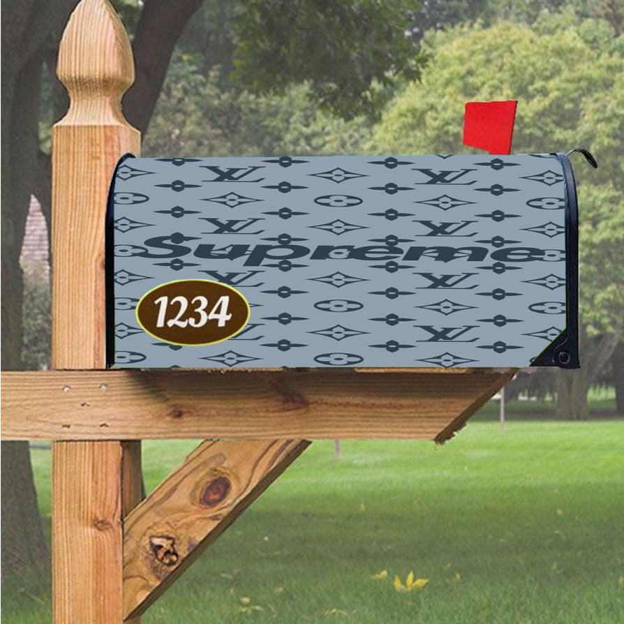 Supareme Louis Vuitton Magnetic Mailbox Cover 18" x 21" Outdoor Decor