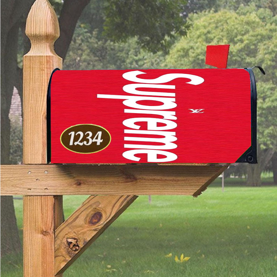 Supreme Louis Vuitton 4 Magnetic Mailbox Cover 18" x 21" Outdoor Decor