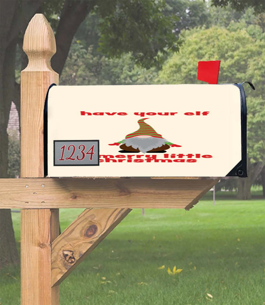 Have Your Elf A Merry Little Christmas Mailbox Cover