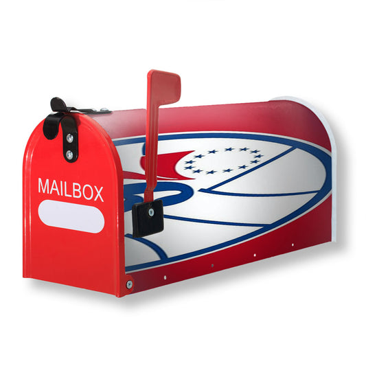 76Ers Blu White Red Magnetic Mailbox Cover - 18.0" x 21.0"