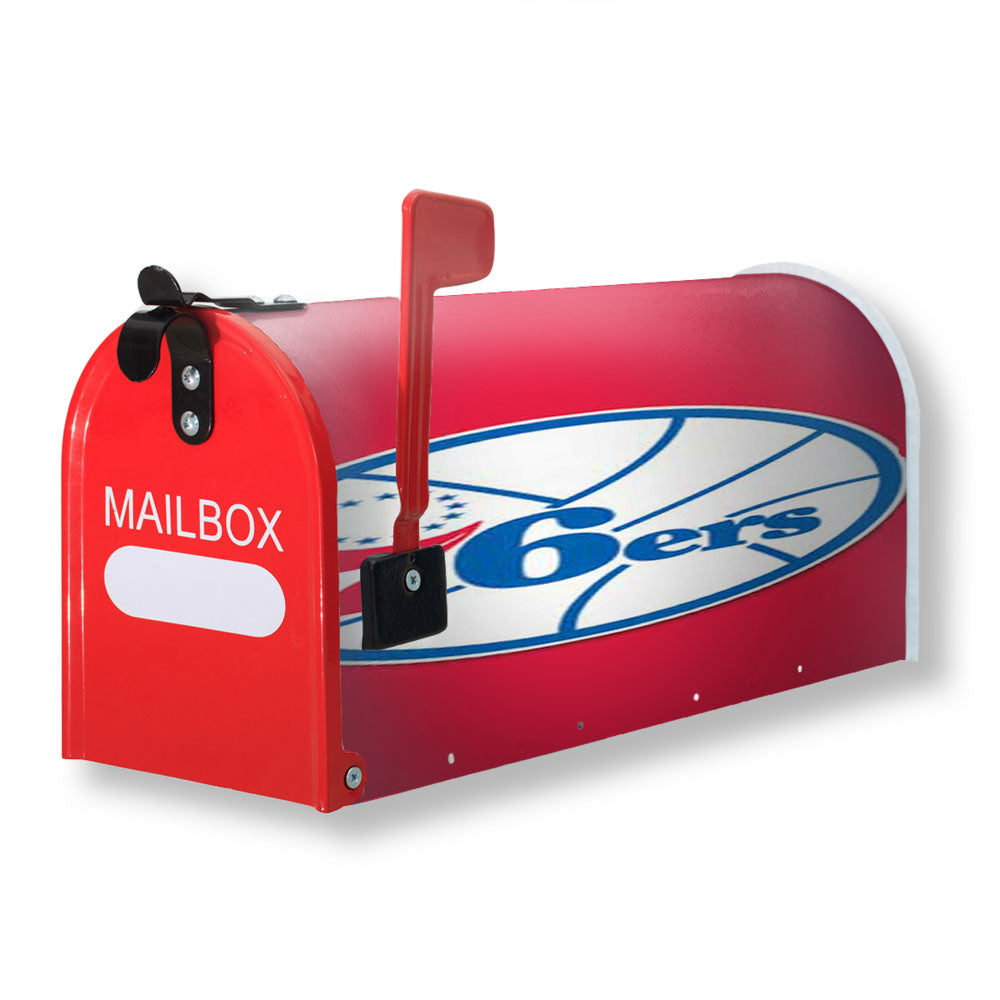 76Ers Logo On Red Magnetic Mailbox Cover - 18.0" x 21.0"