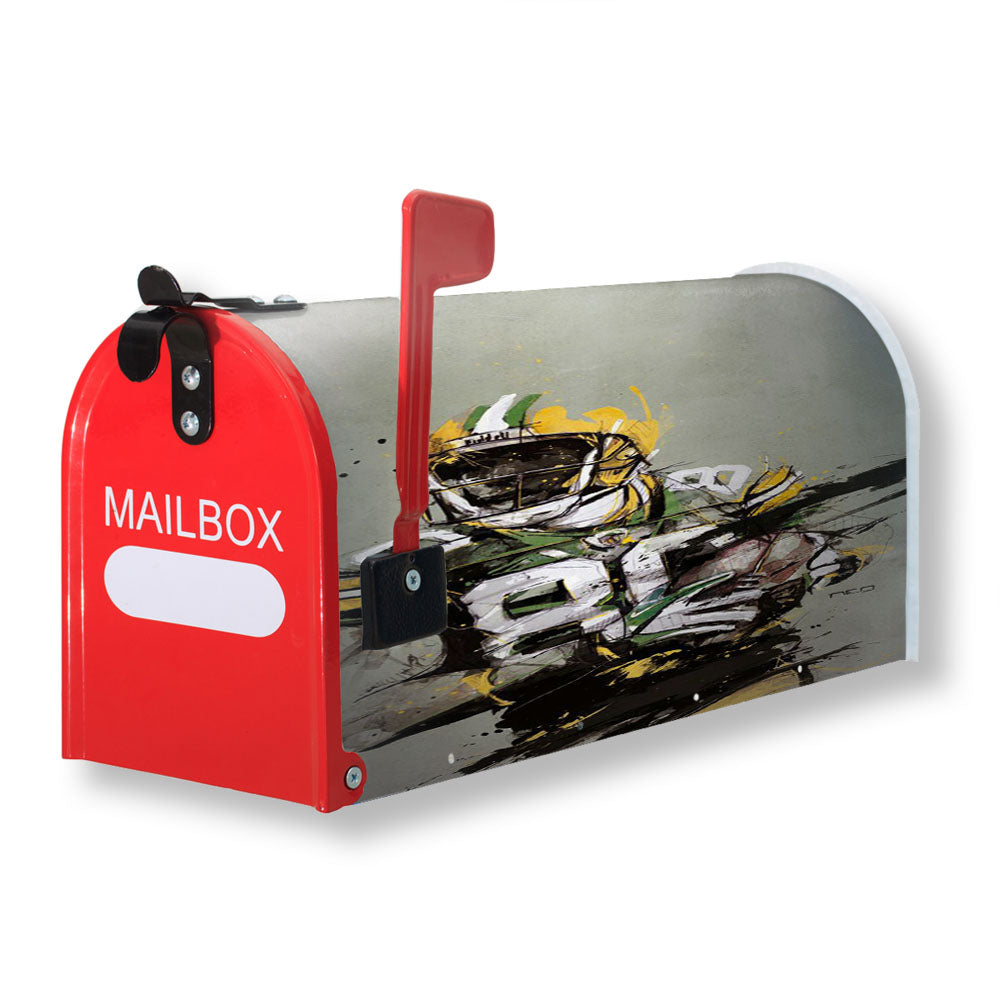 80 Nfl Football Magnetic Mailbox Cover - 18.0" x 21.0"
