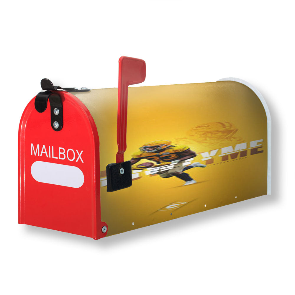 Aaron Jones Green Bay Nfl Magnetic Mailbox Cover - 18.0" x 21.0"