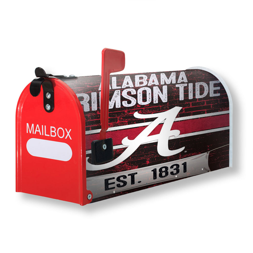 Alabama Crimson Tide Est 1831 Magnetic Mailbox Cover - 18.0" x 21.0"