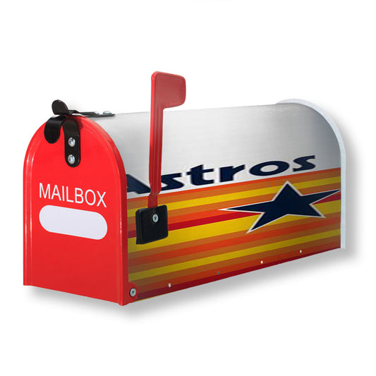 Astros Baseball Logo Magnetic Mailbox Cover 18" x 21" Outdoor Decor