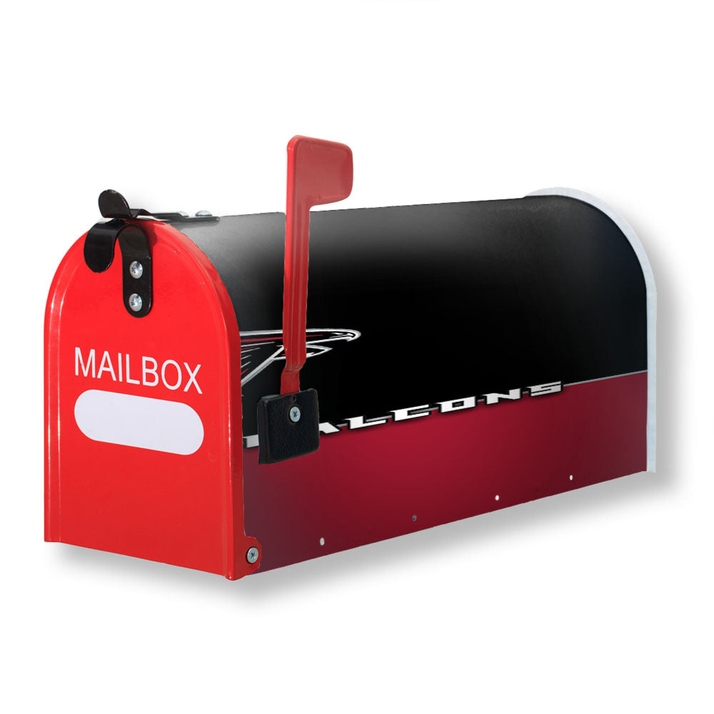 Atlanta Falcons Minimalist Wallpaper Magnetic Mailbox Cover - 18.0" x 21.0"
