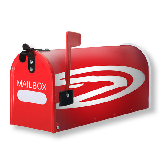 Atlanta Hawks Red Magnetic Mailbox Cover 18" x 21" Outdoor Decor