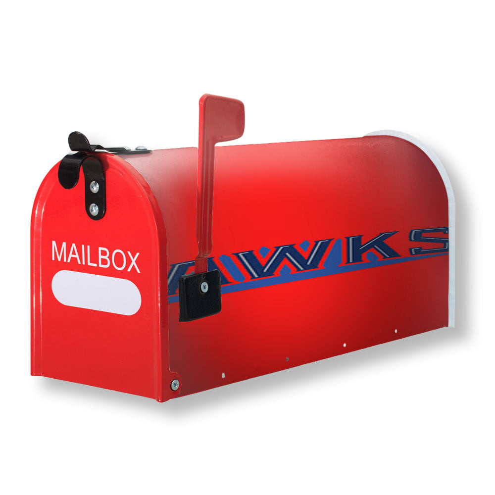 Atlanta Hawks Red Blue Magnetic Mailbox Cover - 18.0" x 21.0"