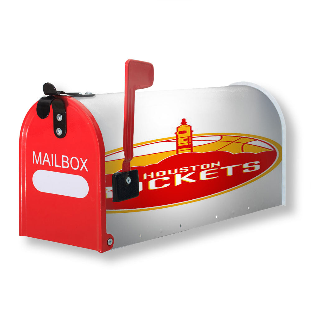 Ball Icon Houston Rockets Magnetic Mailbox Cover - 18.0" x 21.0"