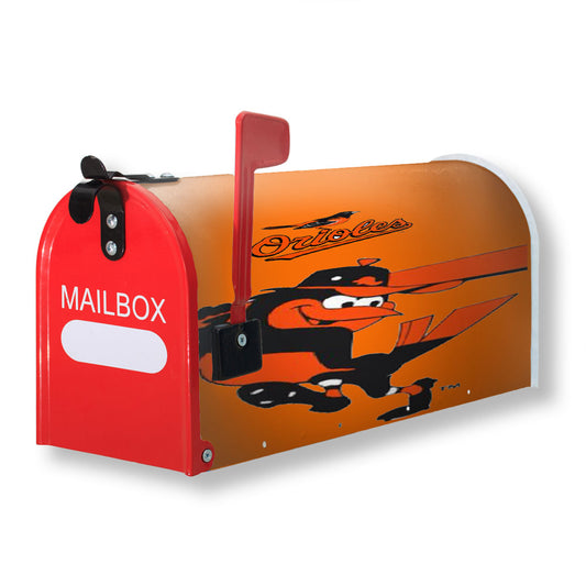 Baltimore Orioles Baseball Magnetic Mailbox Cover 18" x 21" Outdoor Decor