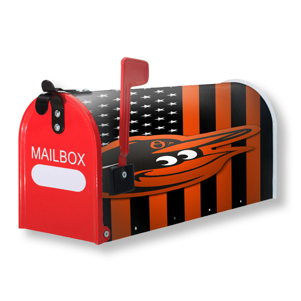 Baltimore Orioles Flag Magnetic Mailbox Cover - 18.0" x 21.0"
