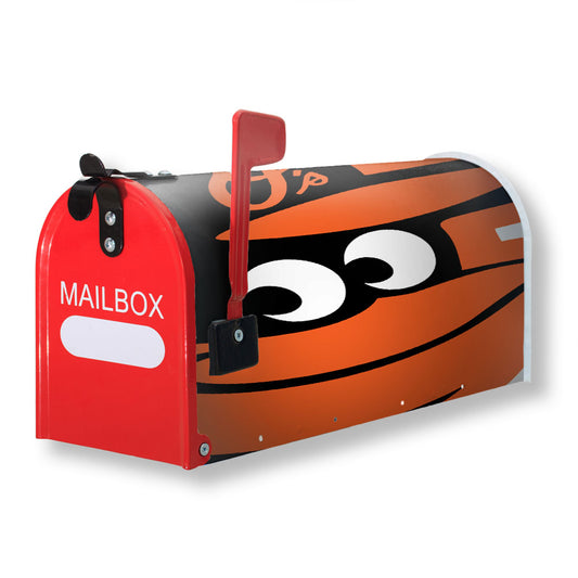 Baltimore Orioles Wallpaper Magnetic Mailbox Cover 18" x 21" Outdoor Decor