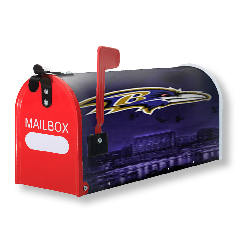 Baltimore Ravens Emblem Magnetic Mailbox Cover - 18.0" x 21.0"