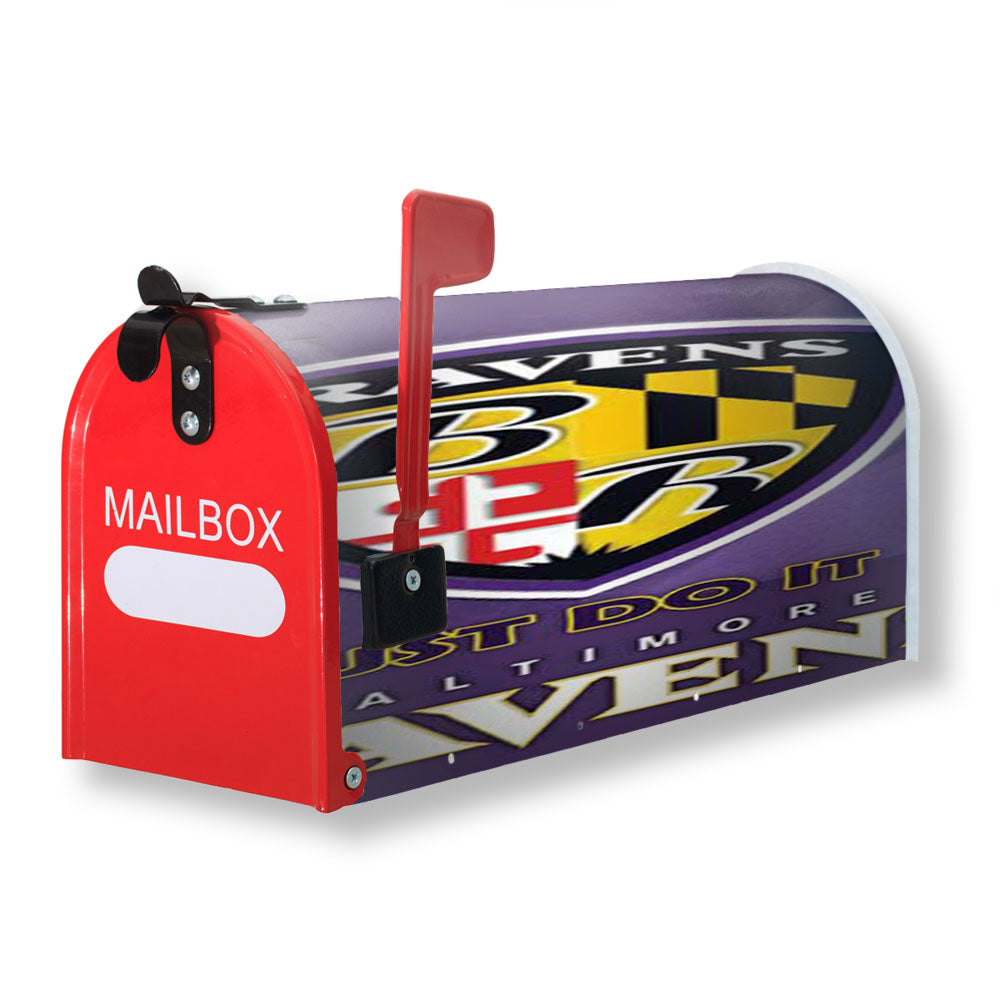 Baltimore Ravens Shield Magnetic Mailbox Cover - 18.0" x 21.0"