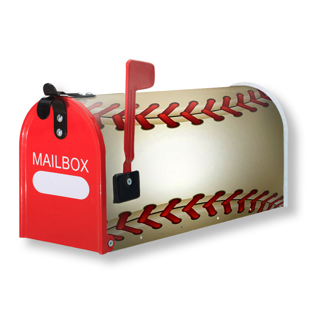 Baseball Ball Magnetic Mailbox Cover - 18.0" x 21.0"