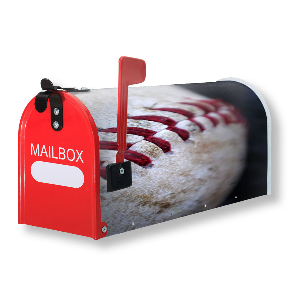 Baseball Ball Bokeh Magnetic Mailbox Cover - 18.0" x 21.0"