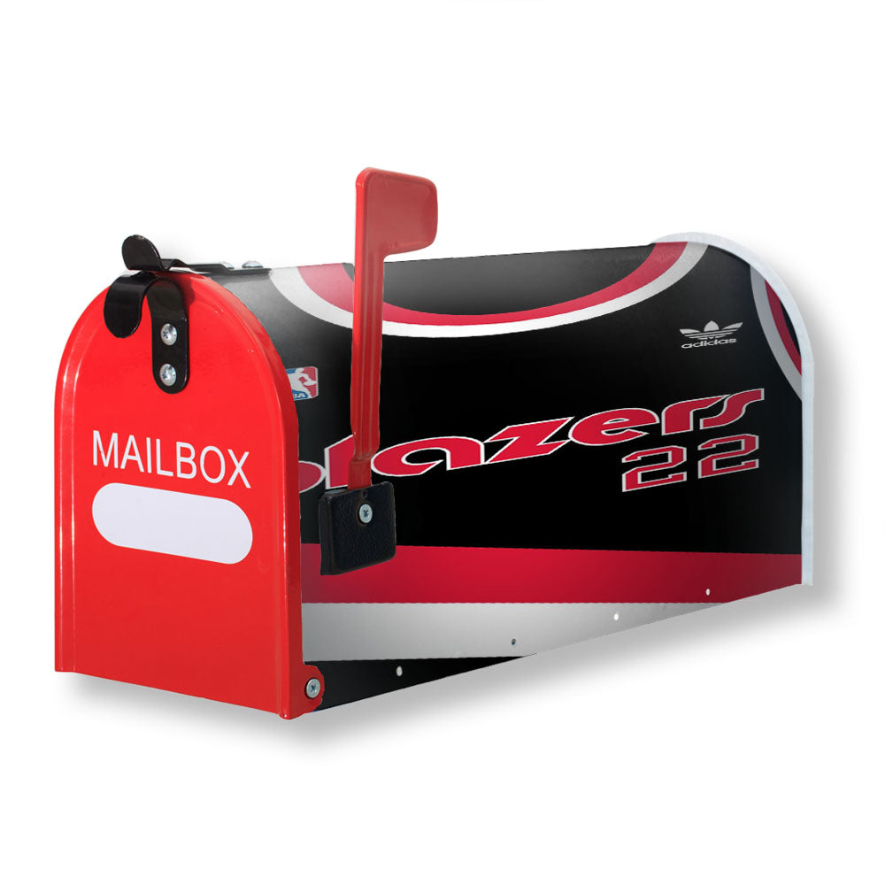 Blazers Jersey Uniform Basketball Number 22 Magnetic Mailbox Cover - 18.0" x 21.0"