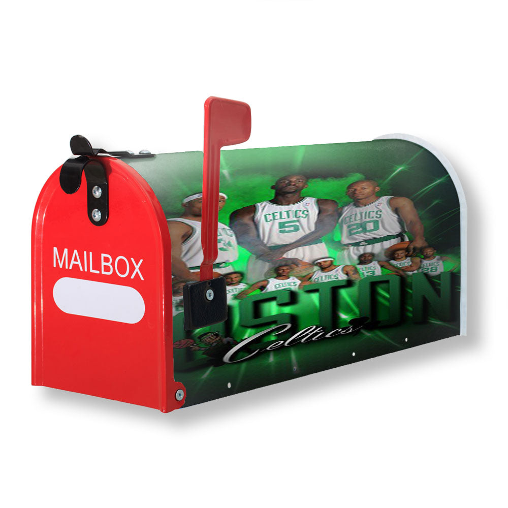 Boston Celtics Basketball Player Magnetic Mailbox Cover - 18.0" x 21.0"