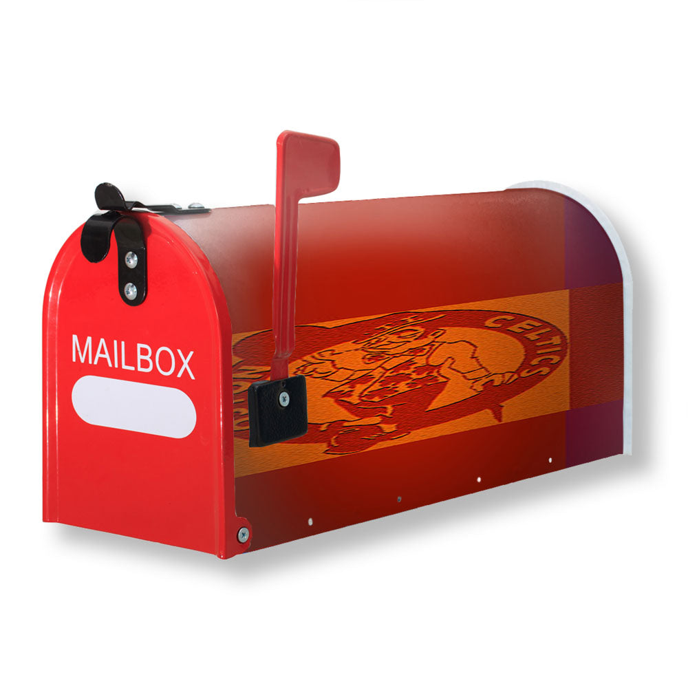 Boston Celtics Cover Design Magnetic Mailbox Cover - 18.0" x 21.0"