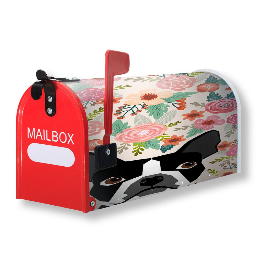 Boston Terrier Dog Breed Magnetic Mailbox Cover - 18.0" x 21.0"