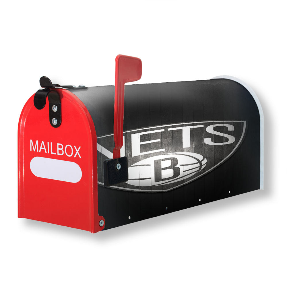 Brooklyn Nets Hardwood 2 Magnetic Mailbox Cover - 18.0" x 21.0"