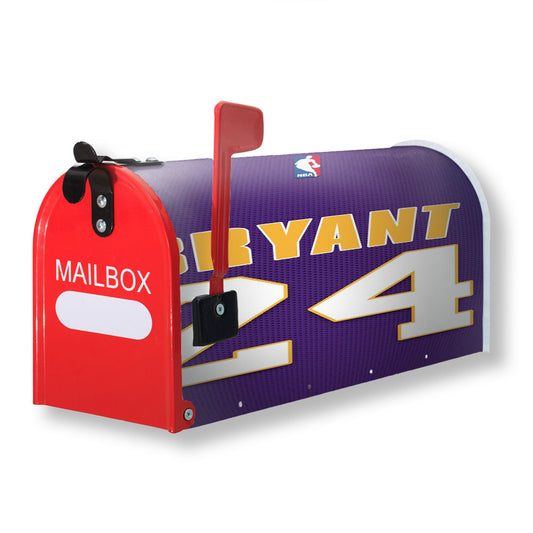 Bryant 24 Lakers Magnetic Mailbox Cover 18" x 21" Outdoor Decor