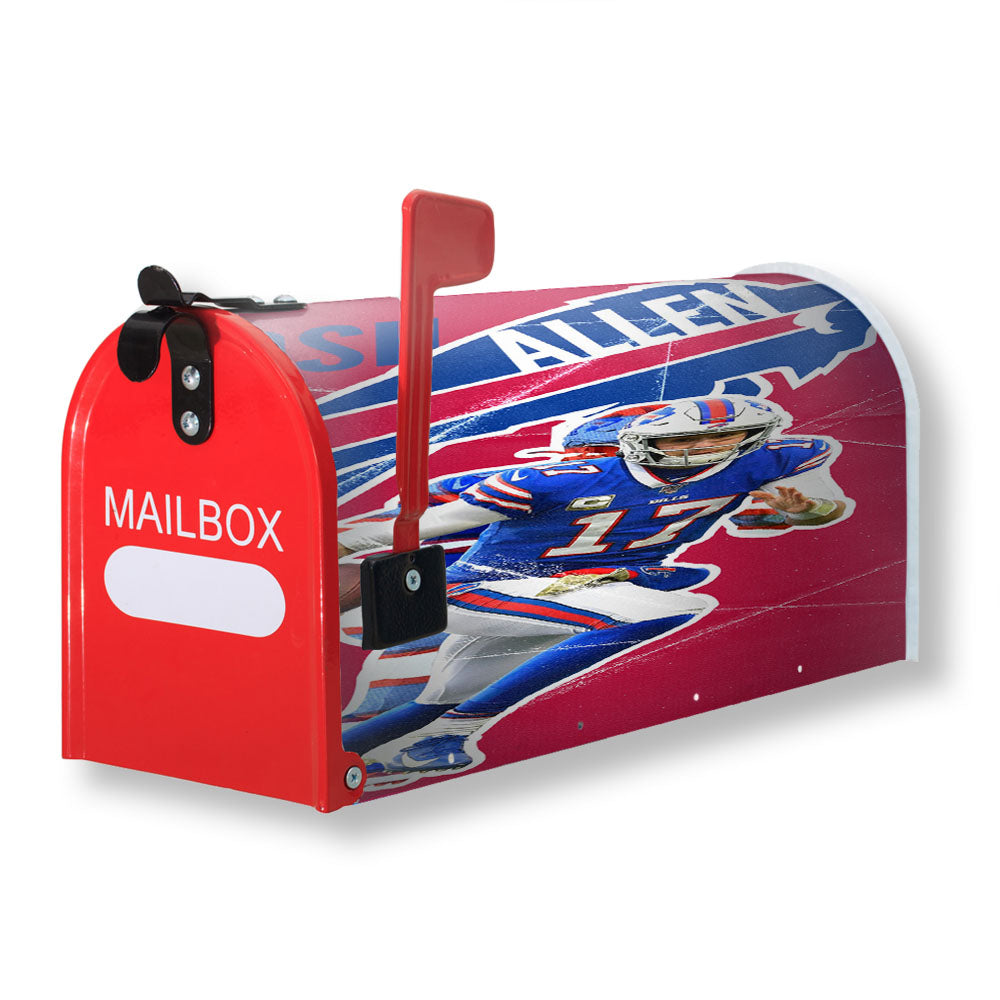 Buffalo Bills Josh Allen Magnetic Mailbox Cover - 18.0" x 21.0"