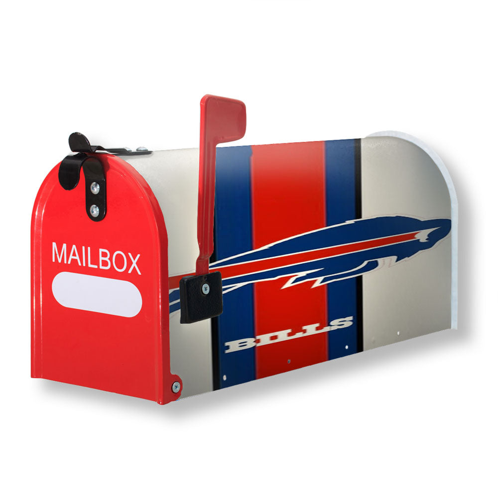 Buffalo Bills White Magnetic Mailbox Cover - 18.0" x 21.0"