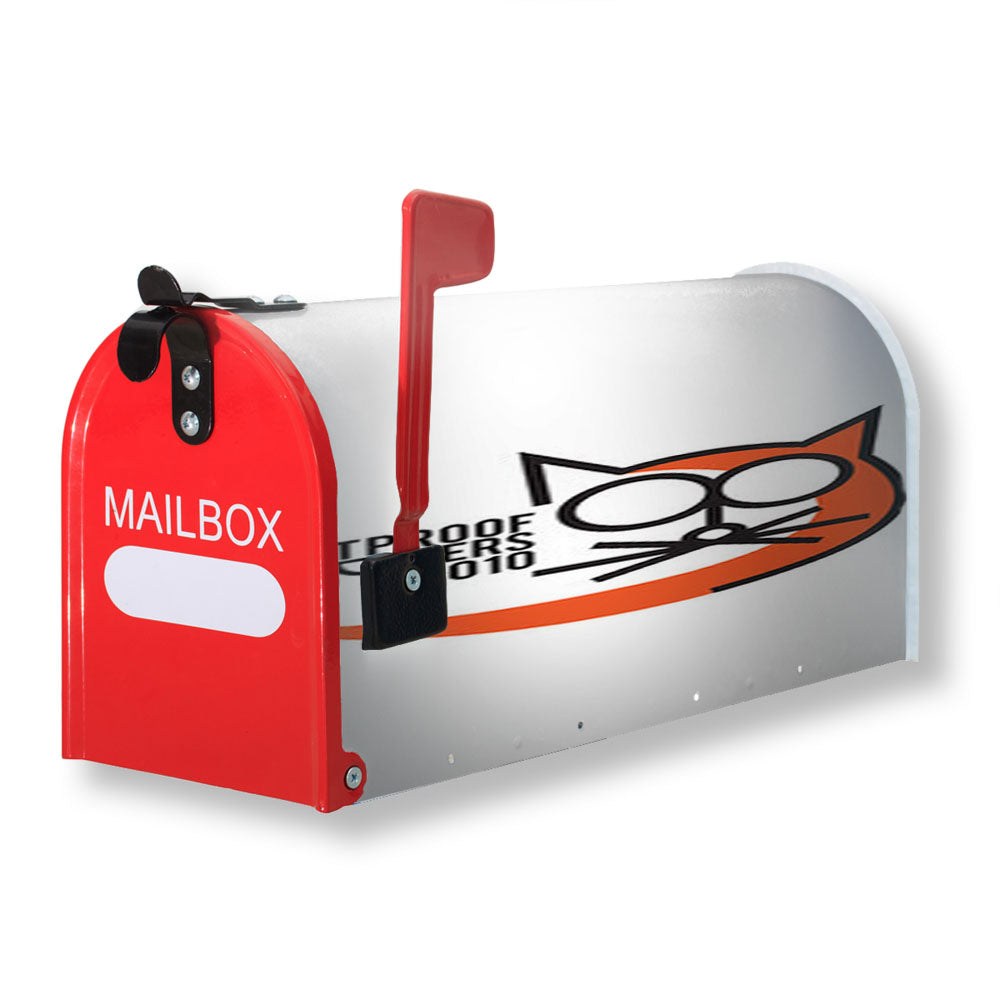 Bulletprof Tigers Baseball Logo White Magnetic Mailbox Cover - 18.0" x 21.0"