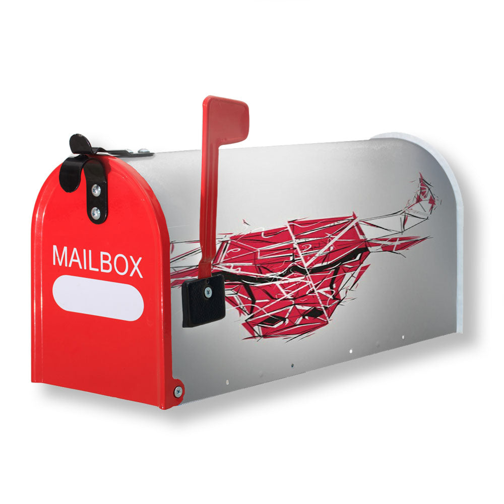 Bulls Basketball Magnetic Mailbox Cover - 18.0" x 21.0"