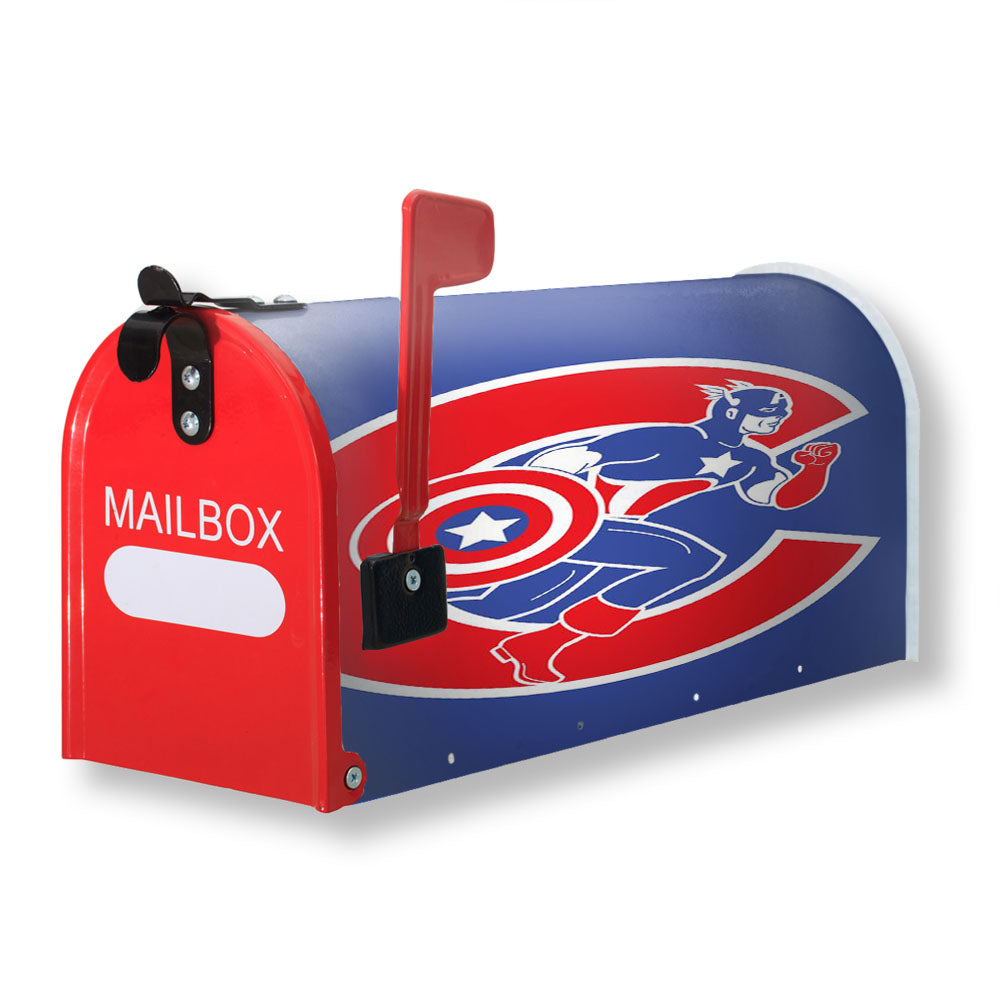 Chicago Cubs Captain A Magnetic Mailbox Cover - 18.0" x 21.0"