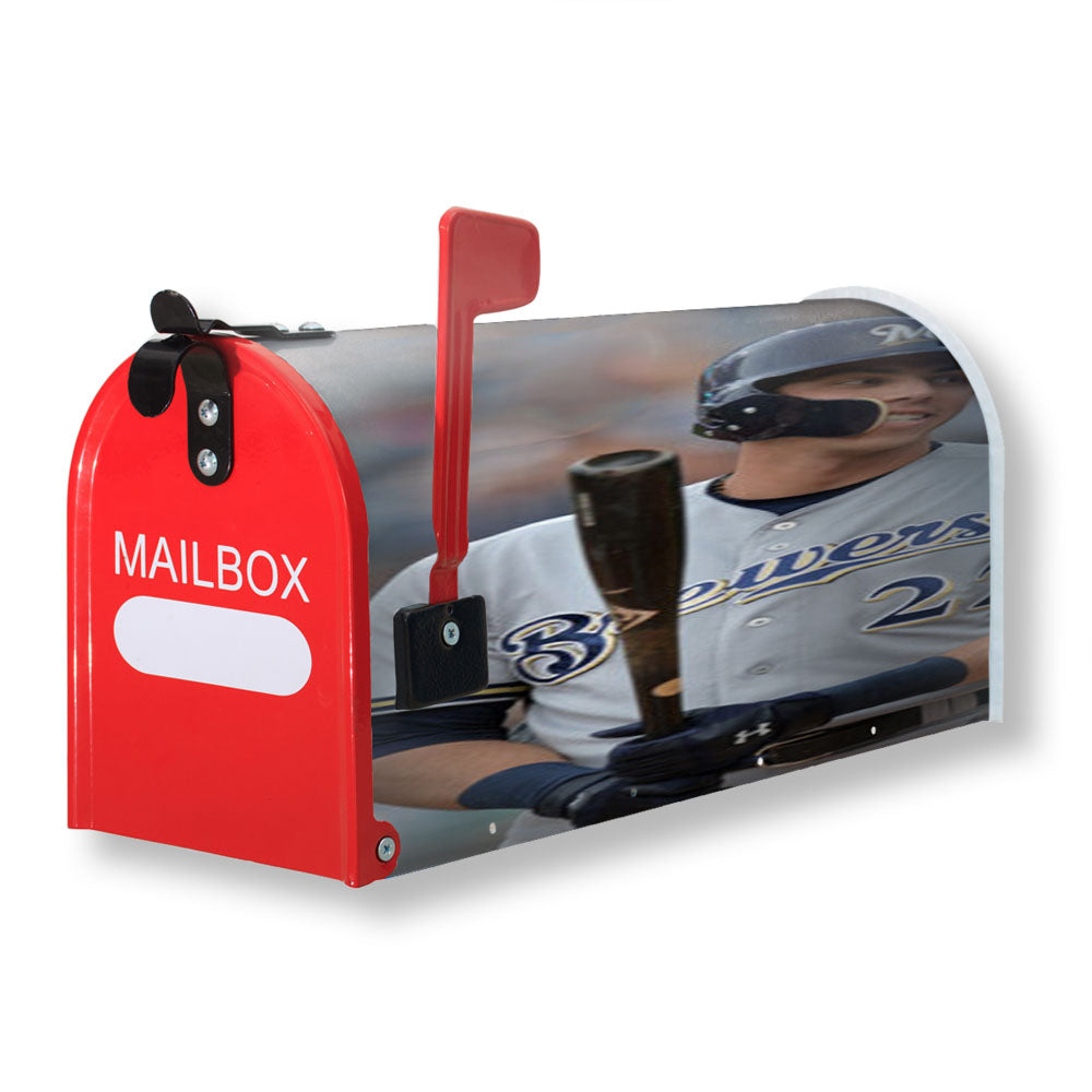 Christian Yelich Milwaukee Brewers Magnetic Mailbox Cover - 18.0" x 21.0"