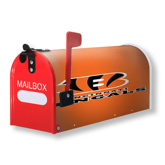 Cincinnati Bengals Orange Magnetic Mailbox Cover 18" x 21" Outdoor Decor