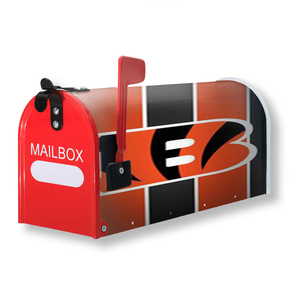 Cincinnati Bengals Stripe Magnetic Mailbox Cover - 18.0" x 21.0"