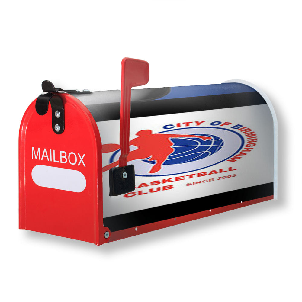 City Of Brimingham Basketball Club Magnetic Mailbox Cover - 18.0" x 21.0"