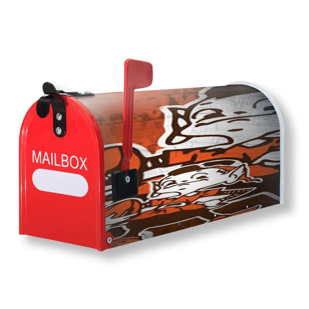 Cleveland Browns Vintage Overlap Magnetic Mailbox Cover - 18.0" x 21.0"
