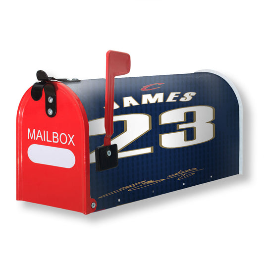 Cleveland Cavaliers James Blue Magnetic Mailbox Cover 18" x 21" Outdoor Decor